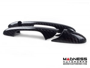 FIAT 500 Exterior Door Handle Kit - Carbon Fiber 